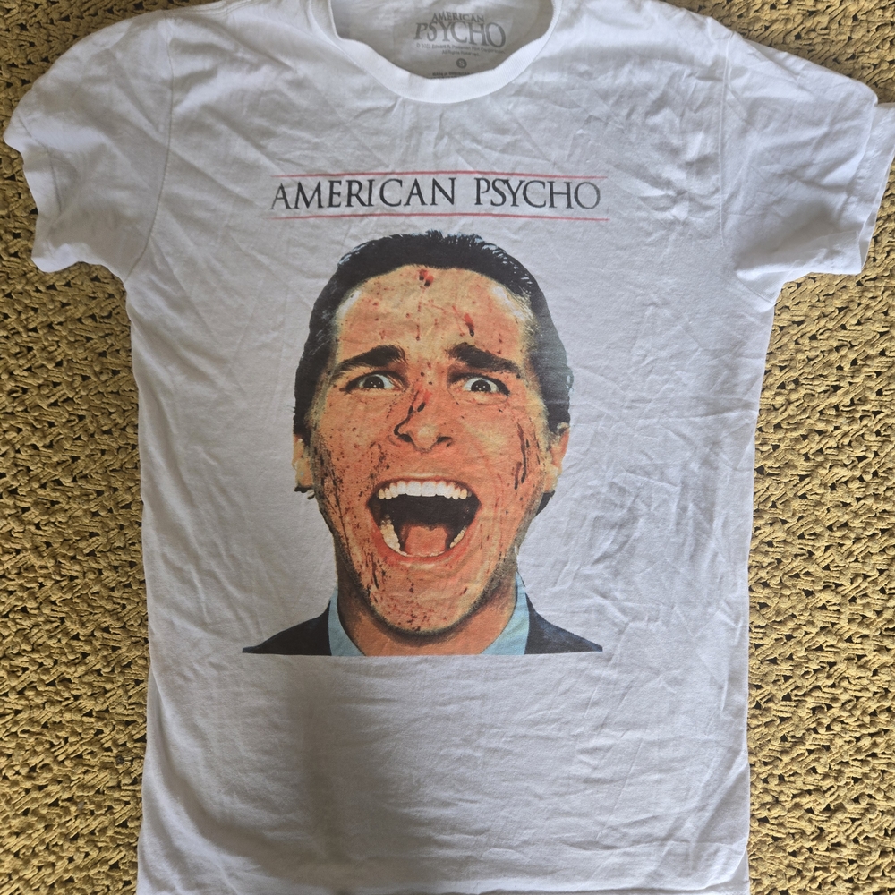 American Psycho Graphic Tee - White